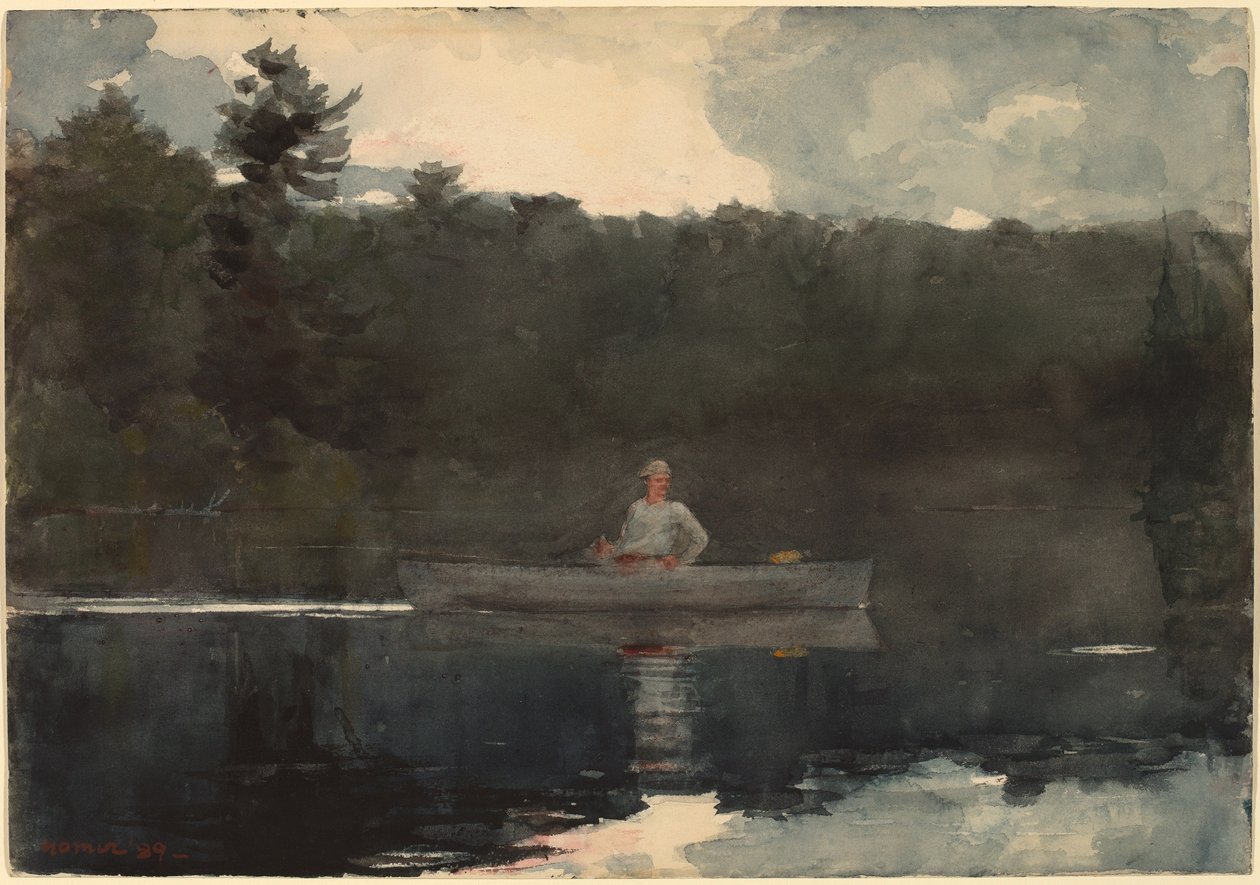 Osamělý rybář od Winslow Homer