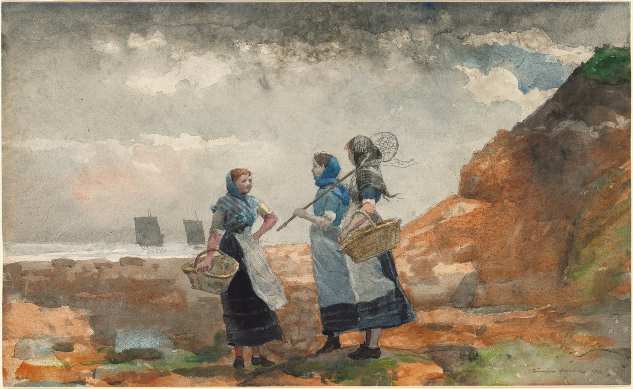 Tři dívky Fisherovy od Winslow Homer