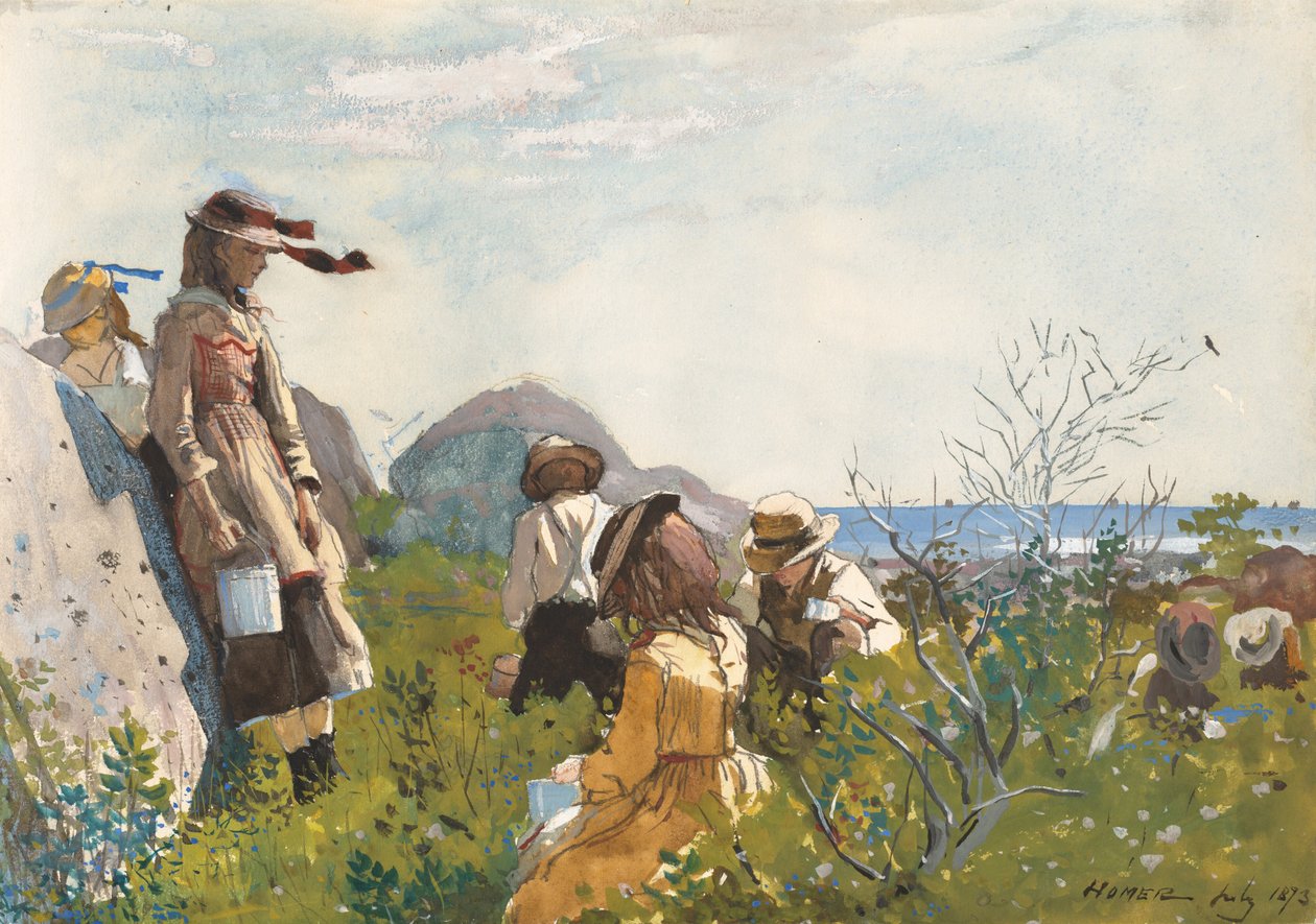 Berry Pickers, 1873. od Winslow Homer