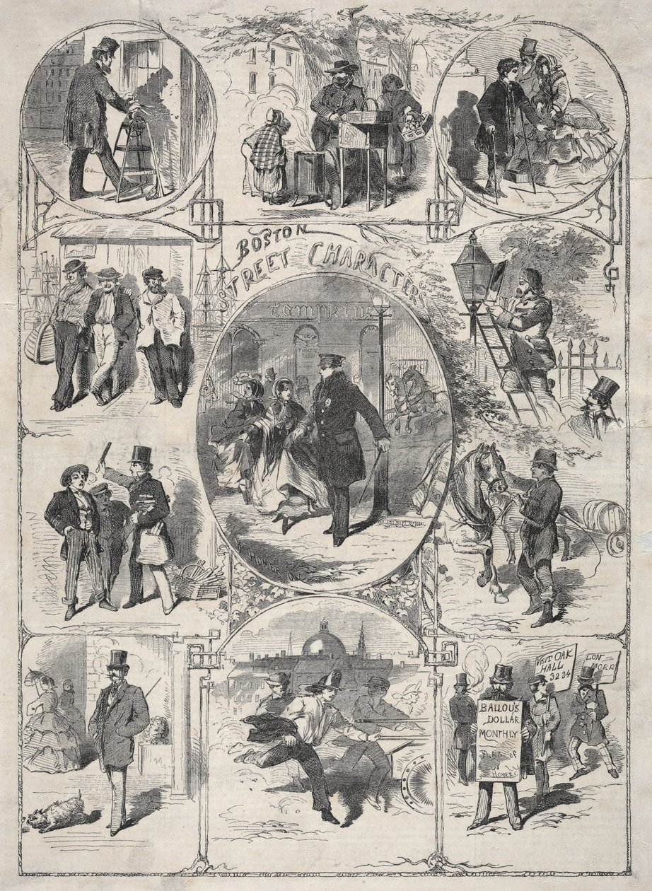 Postavy z ulice Boston Street od Winslow Homer