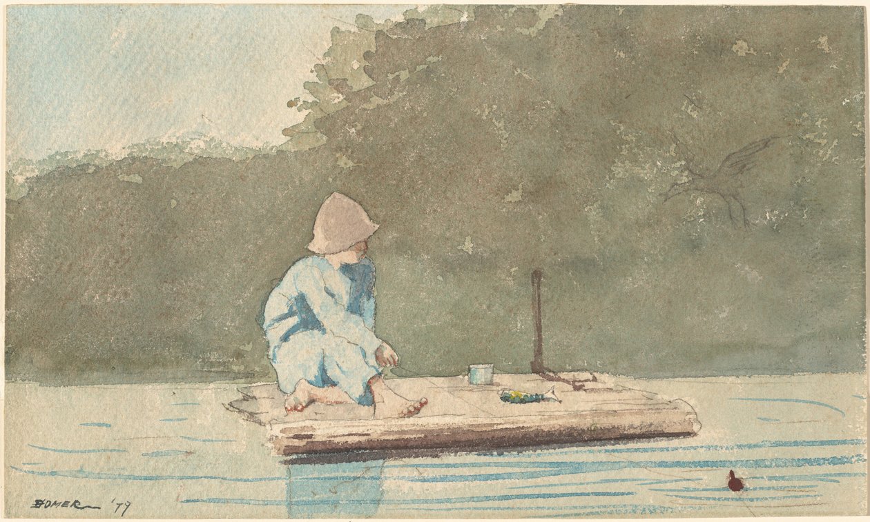 Chlapec na voru, 1879. od Winslow Homer
