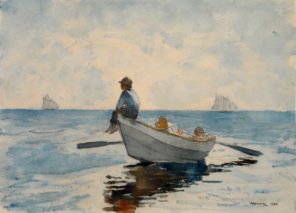 Chlapci v Dory, 1880. od Winslow Homer