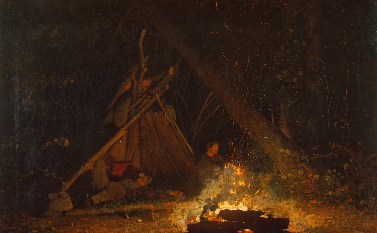 Táborový oheň, 1880. od Winslow Homer
