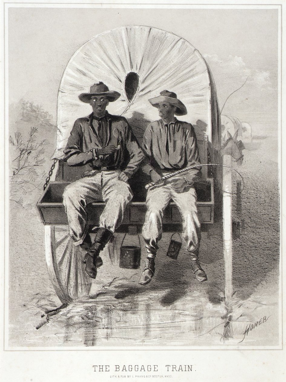 Náčrty kampaně: Vlak se zavazadly od Winslow Homer