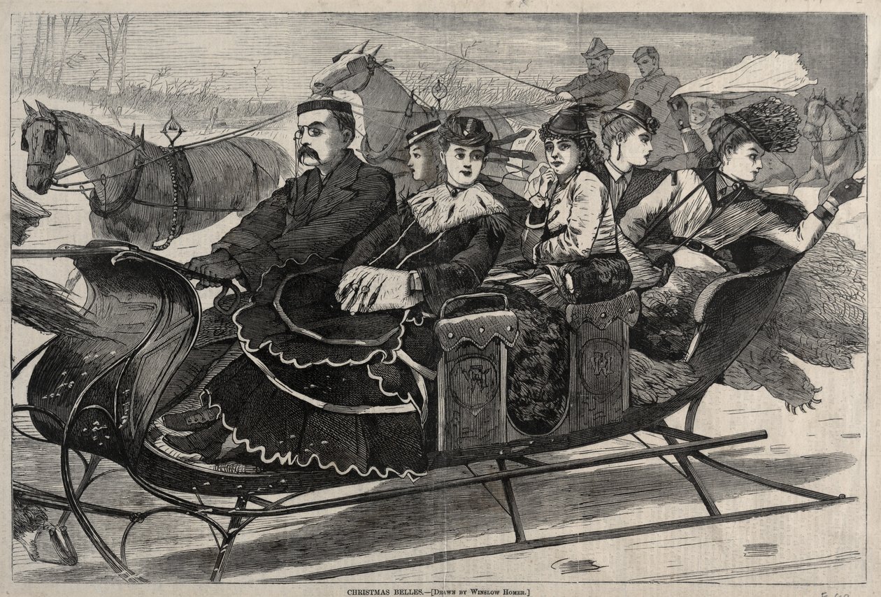 Vánoční zvony, 1869. od Winslow Homer