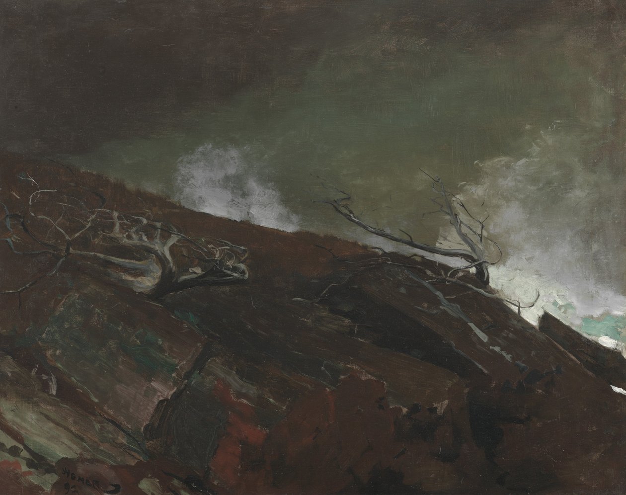 Pobřeží Maine, 1893 od Winslow Homer
