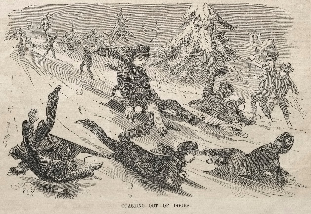 Pobřežní plavba mimo dveře od Winslow Homer