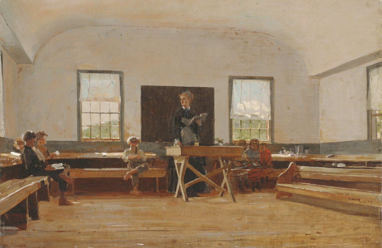 Venkovská škola od Winslow Homer