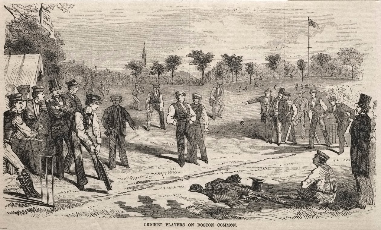 Hráči kriketu na Boston Common od Winslow Homer