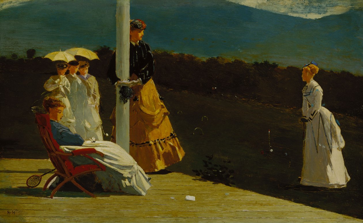 Kroketový zápas od Winslow Homer