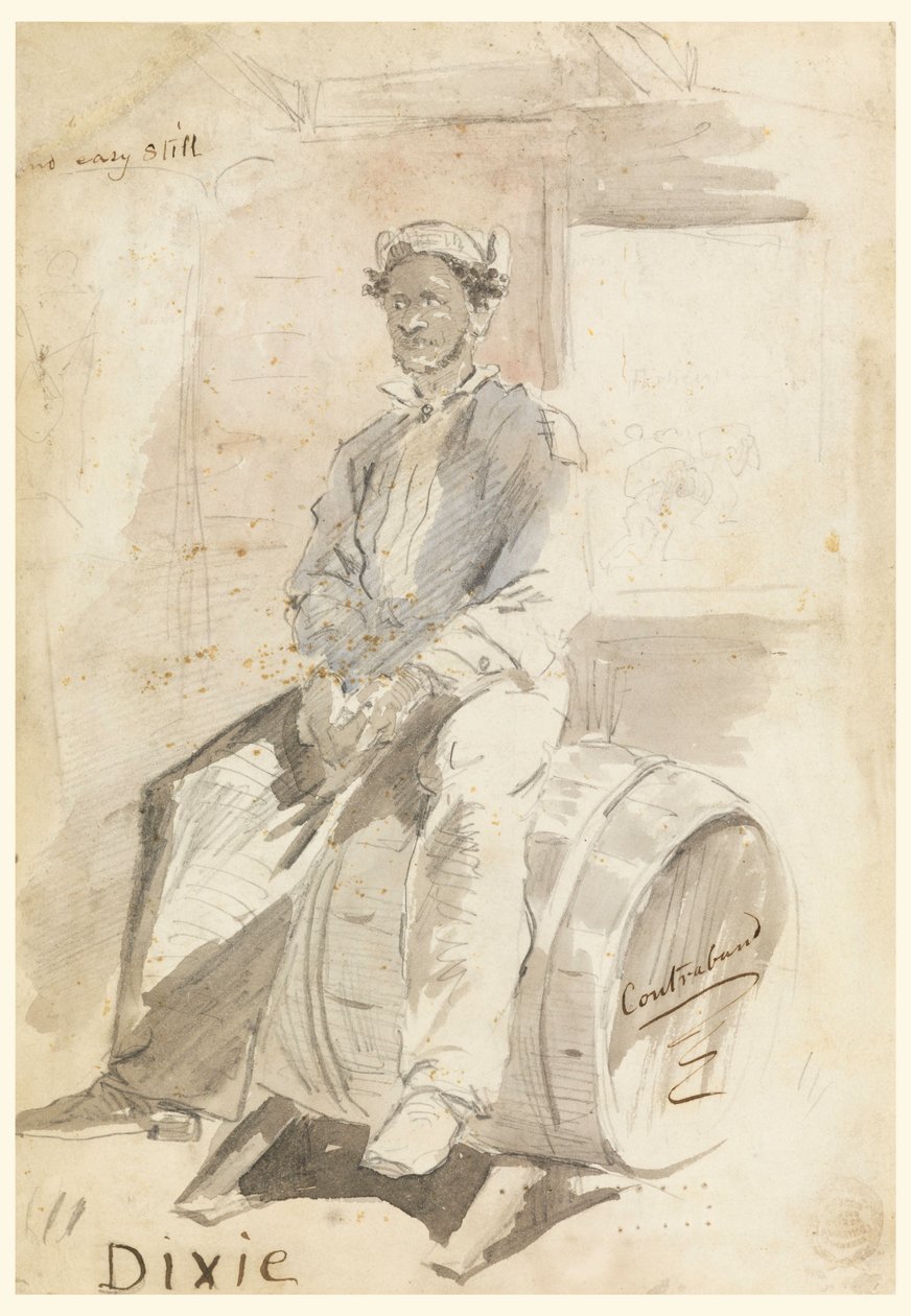 Kresba, Dixie, 1861 od Winslow Homer