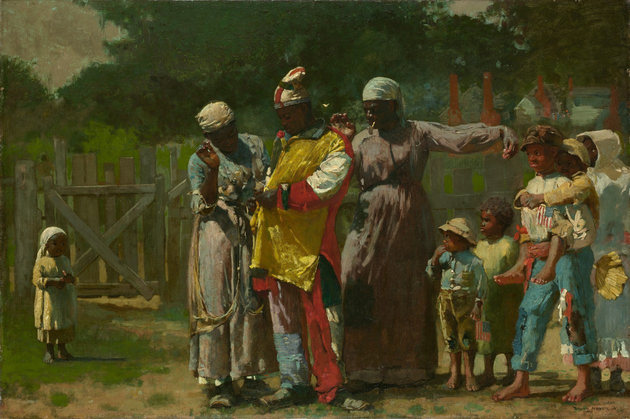 Oblékání na karneval od Winslow Homer