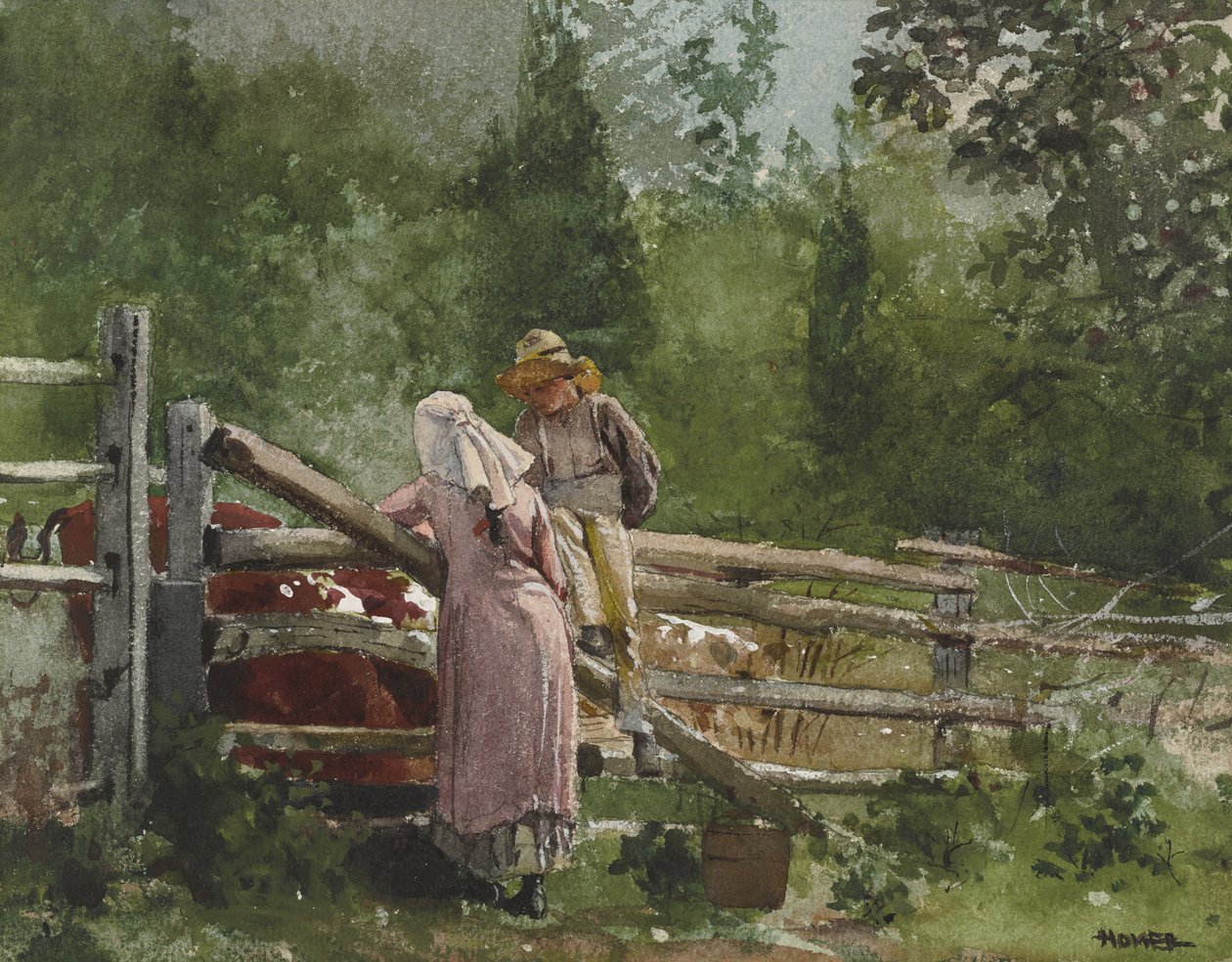 Čas krmení, 1878 od Winslow Homer