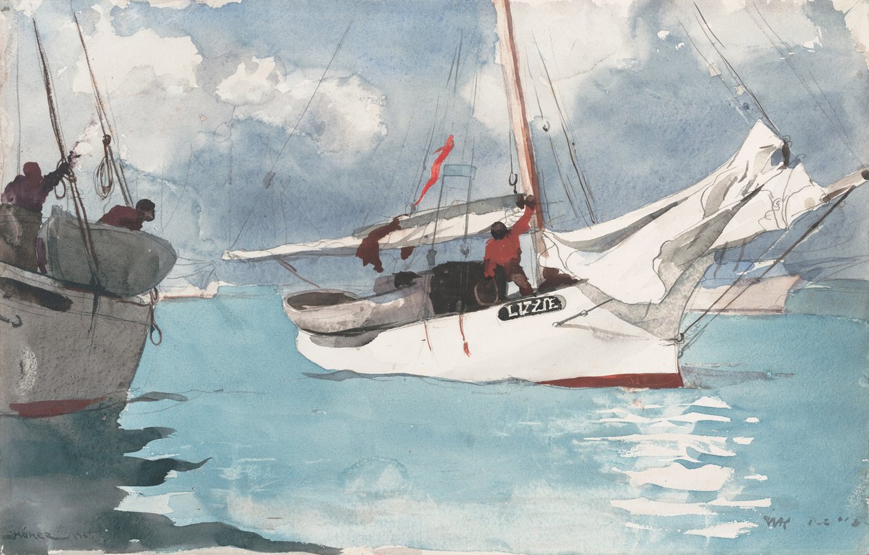 Rybářské lodě, Key West od Winslow Homer