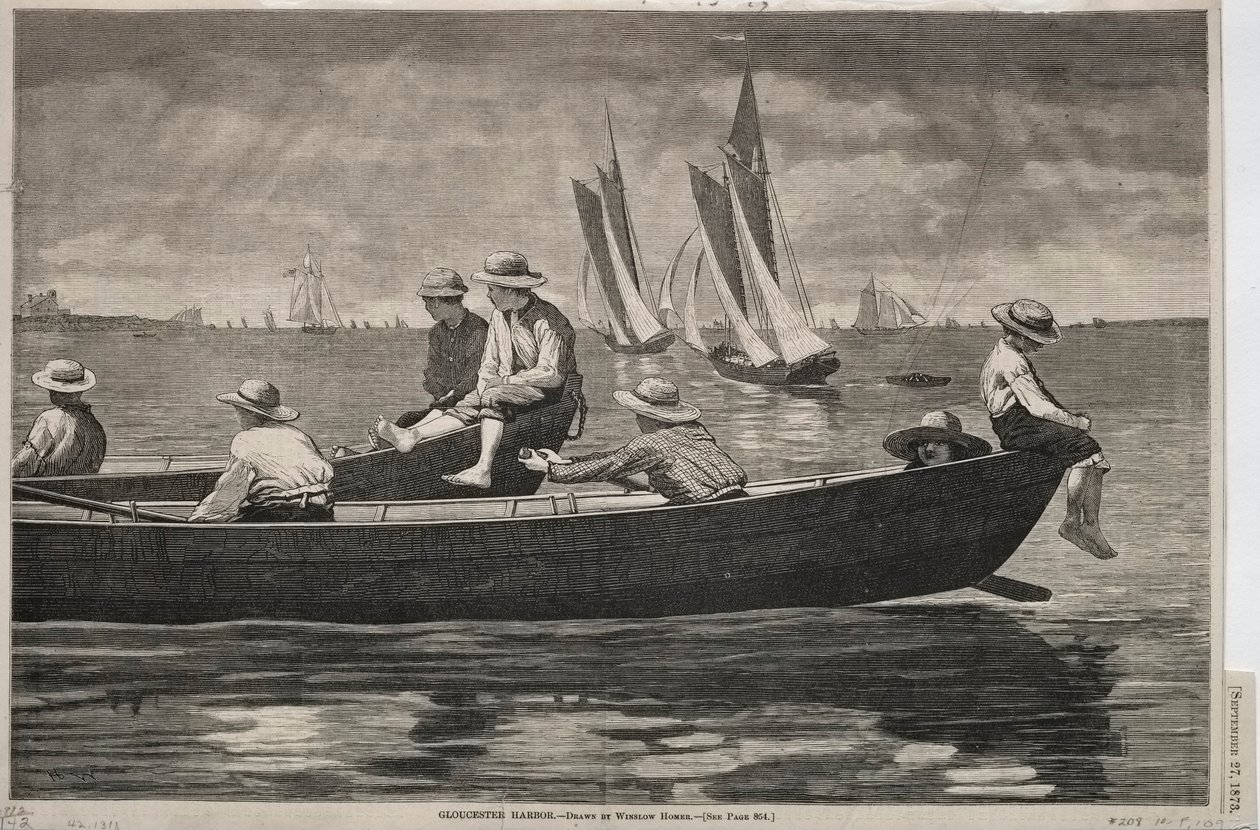Gloucester Harbour, 1873. od Winslow Homer