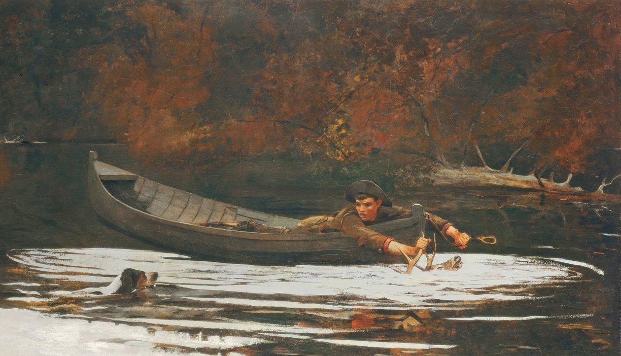 Hound and Hunter, 1892 od Winslow Homer