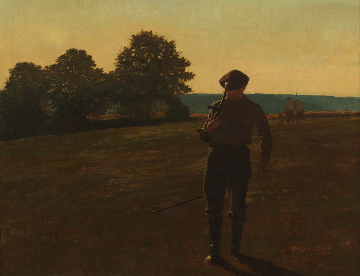 Muž s kosou od Winslow Homer