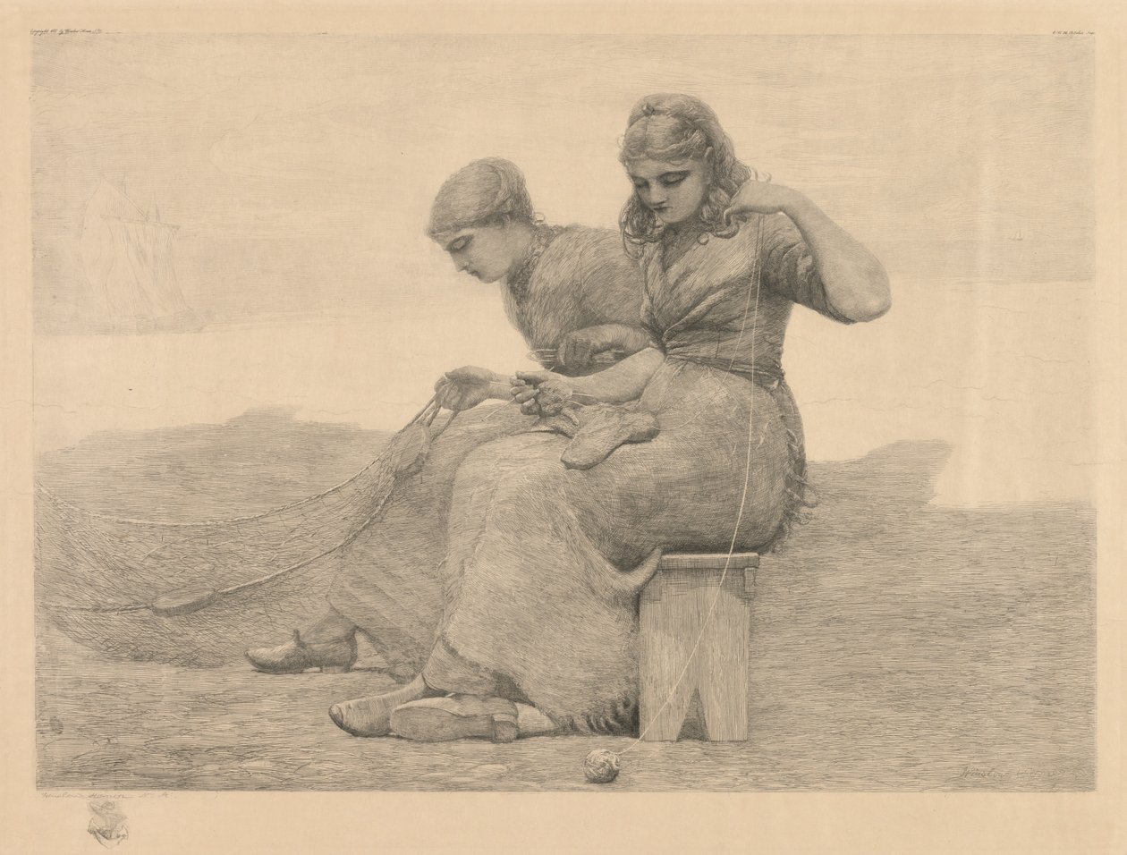 Oprava sítí od Winslow Homer