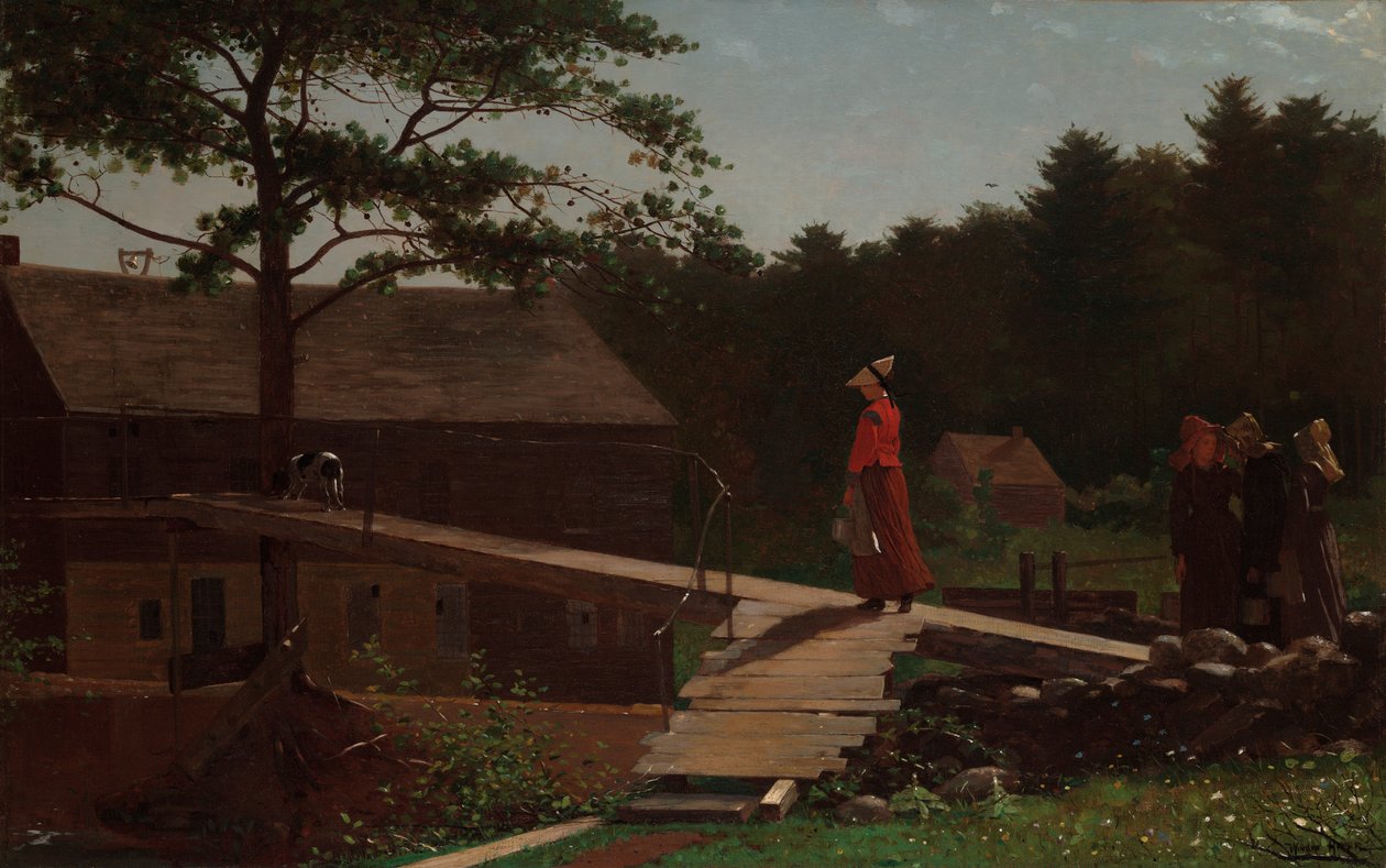 Starý mlýn (The Morning Bell) od Winslow Homer