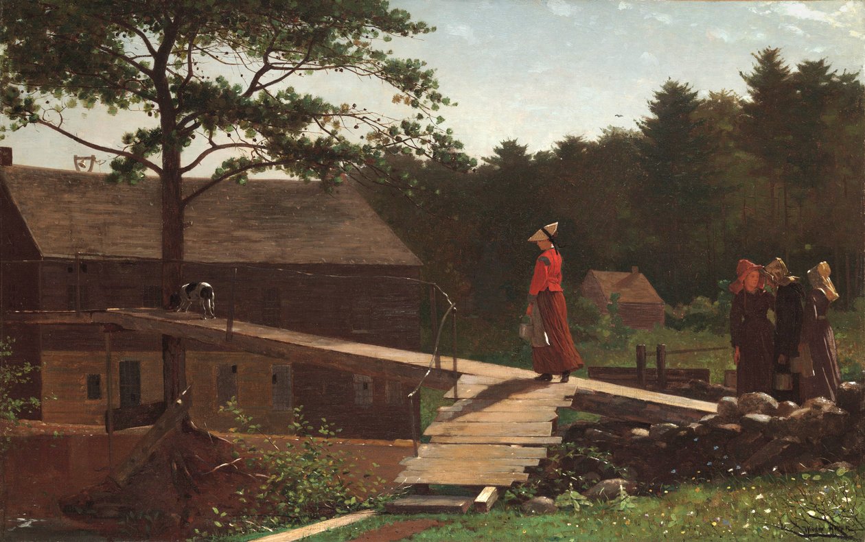 Starý mlýn (The Morning Bell), 1871 od Winslow Homer
