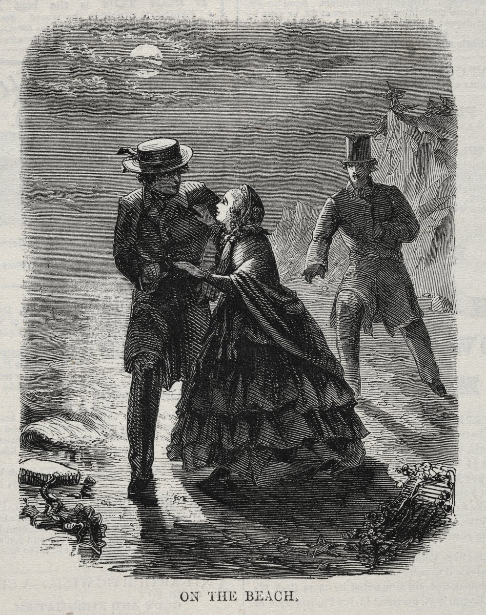 Na pláži, 1860. od Winslow Homer