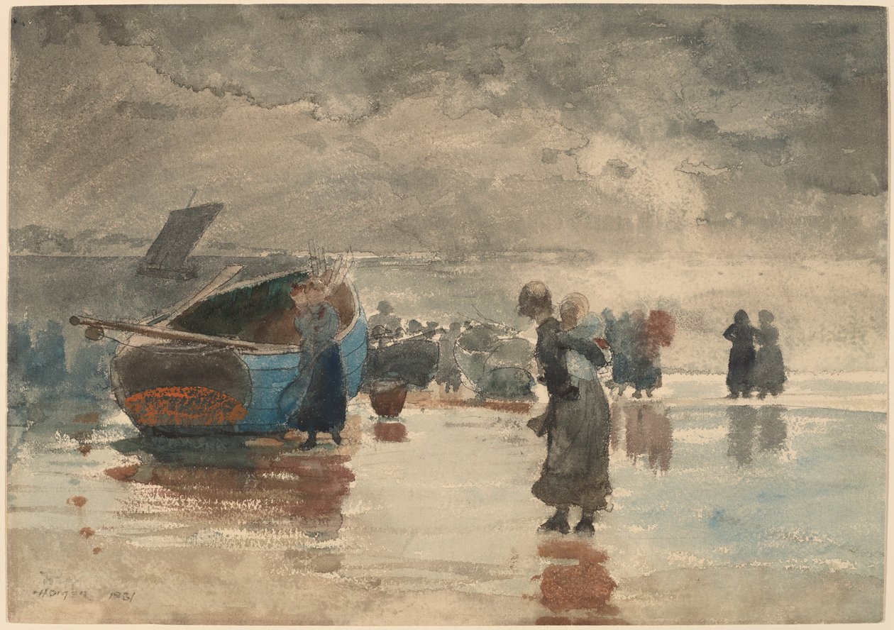 Na píscích od Winslow Homer