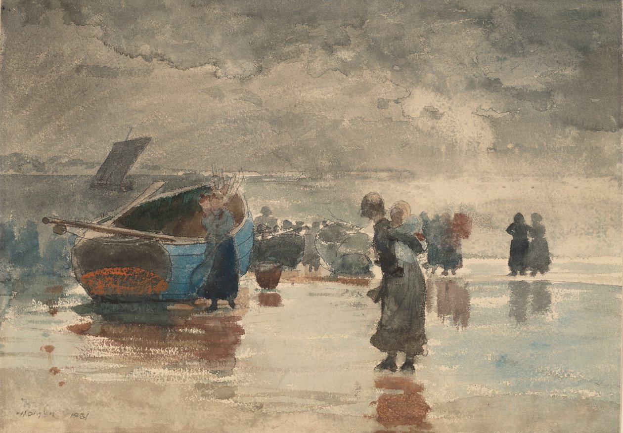 Na píscích, 1881. od Winslow Homer