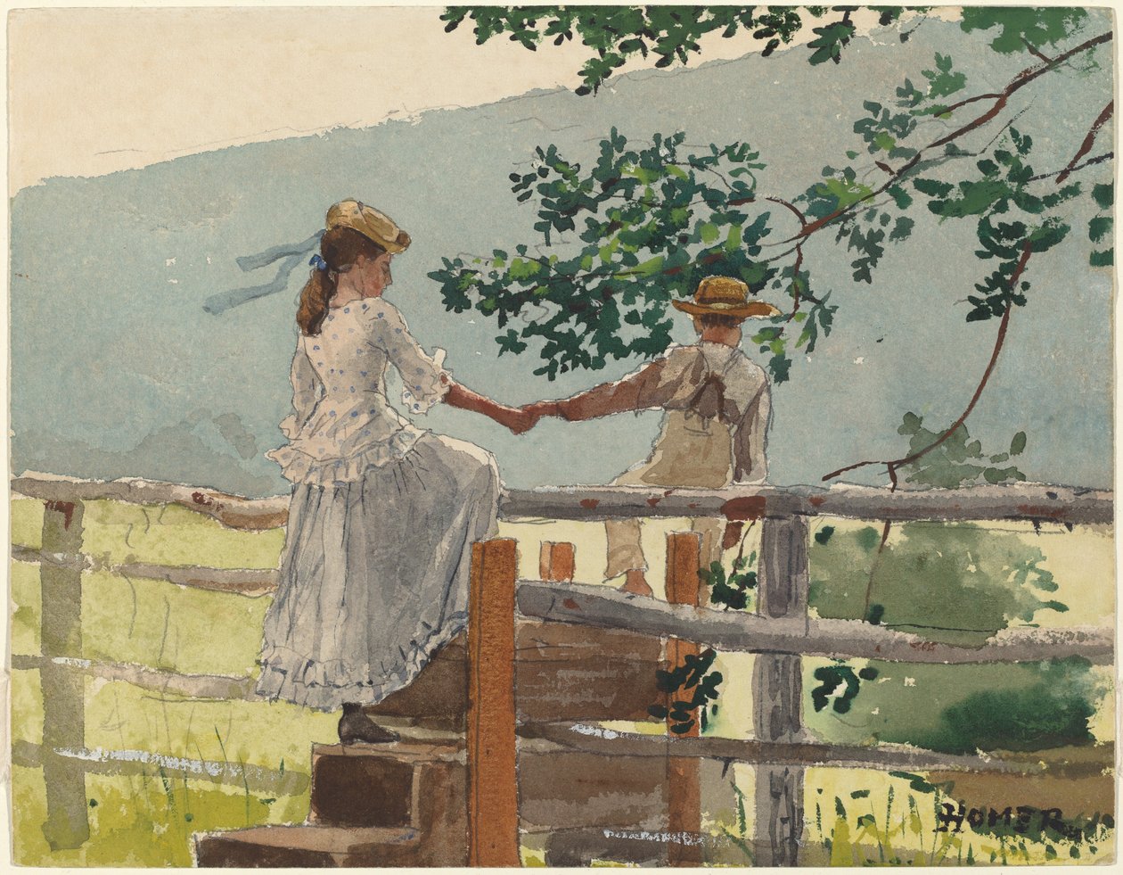 Na Stile od Winslow Homer