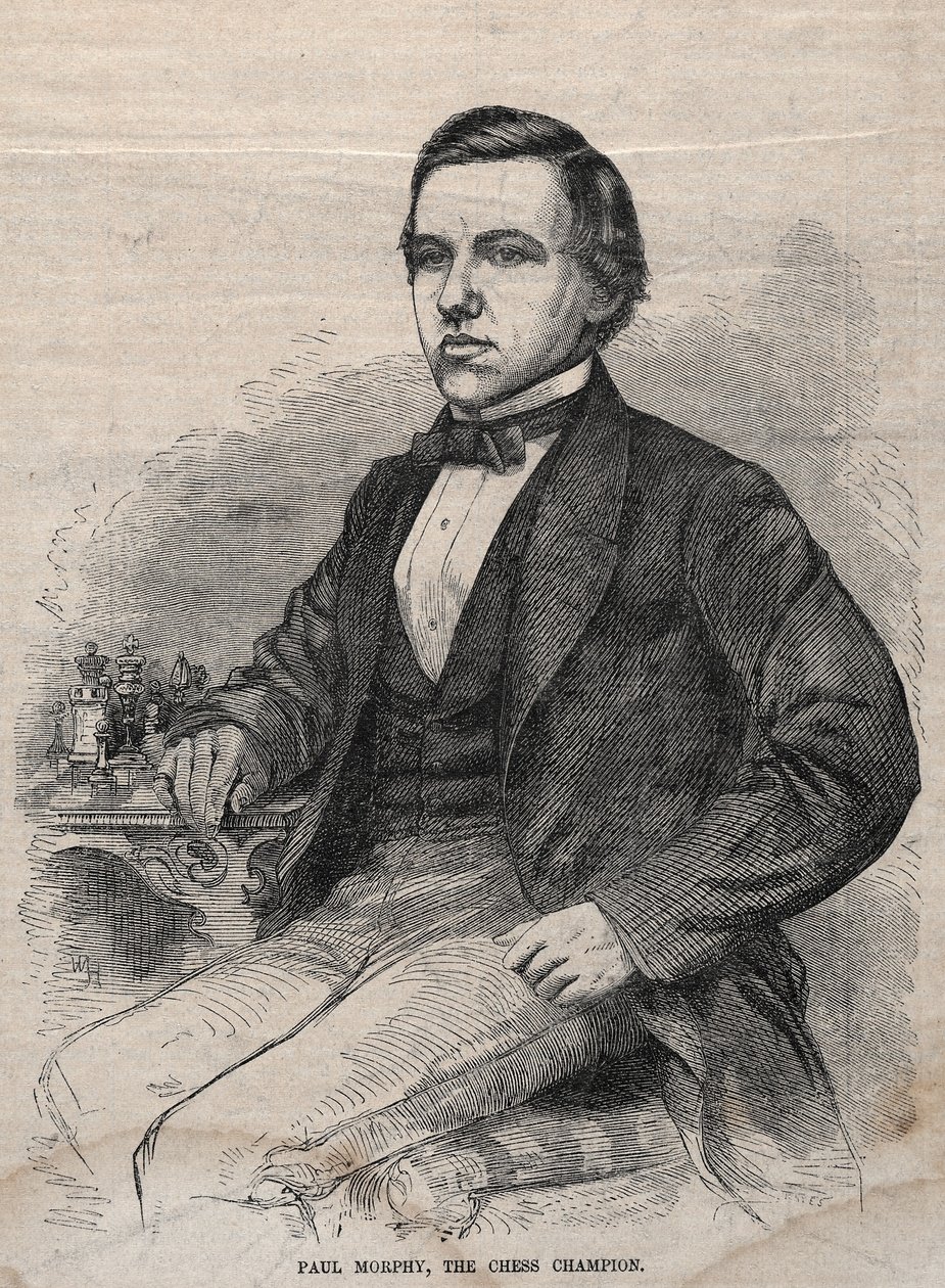 Paul Morphy, šampion v šachu, 1859. od Winslow Homer