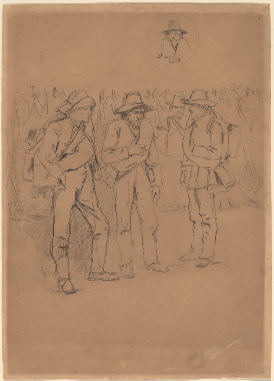 Váleční zajatci, 1864. od Winslow Homer