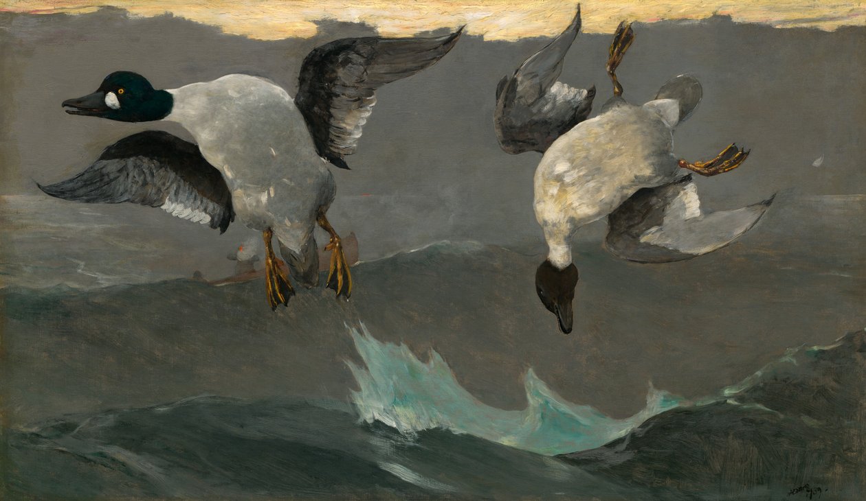 Vpravo a vlevo, 1909. od Winslow Homer