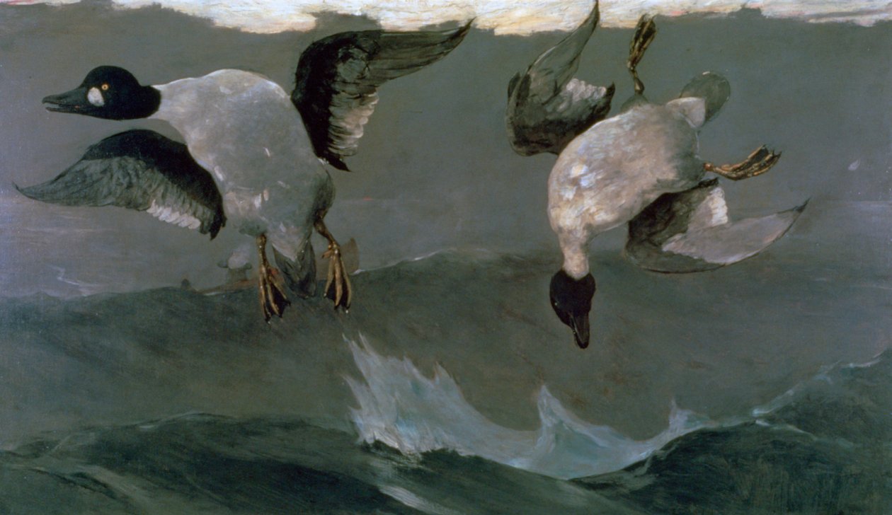 Vpravo a vlevo, 1909 od Winslow Homer