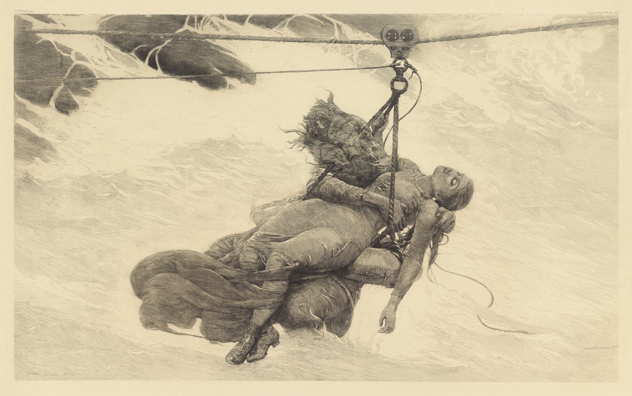 Zachráněno, 1889 od Winslow Homer