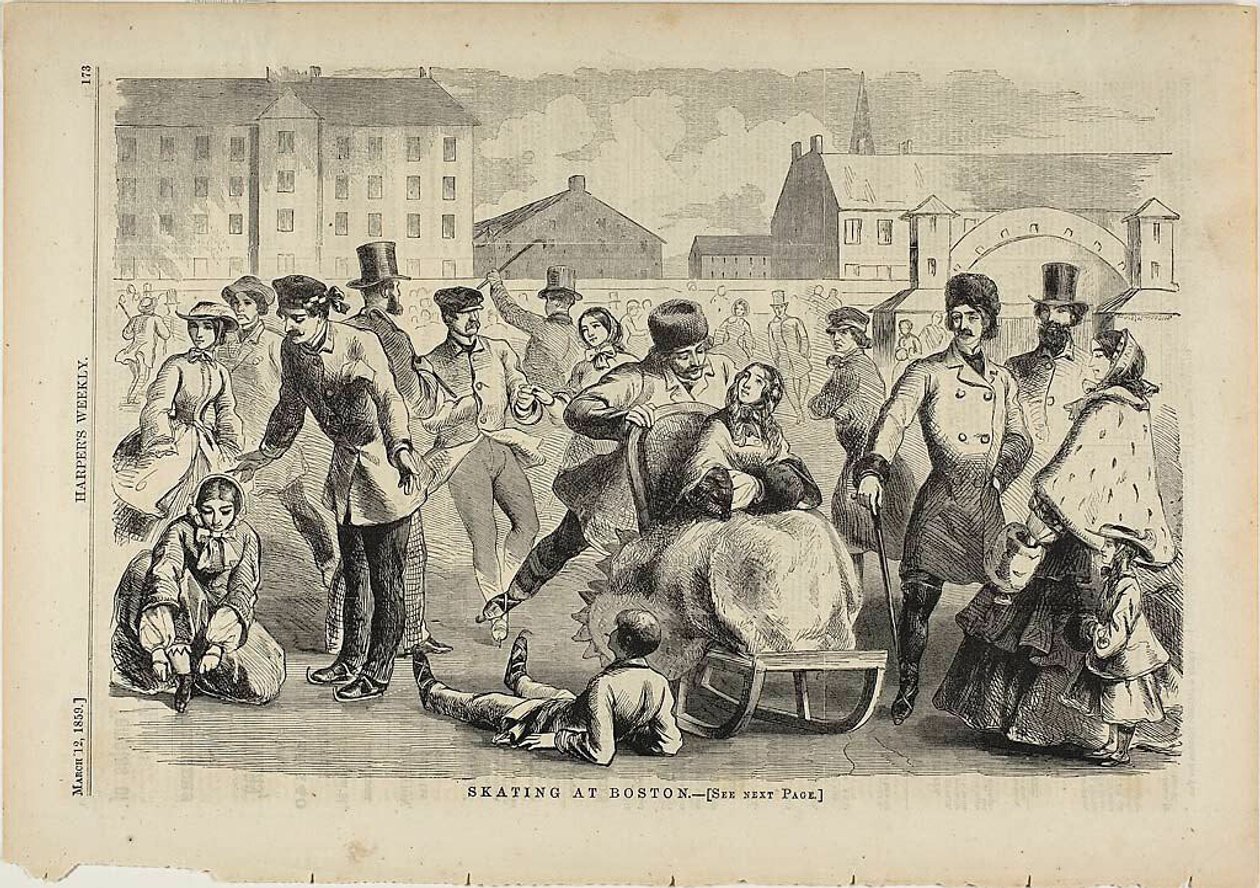 Bruslení v Bostonu od Winslow Homer