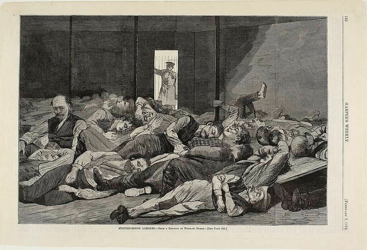 Station House Lodgers od Winslow Homer