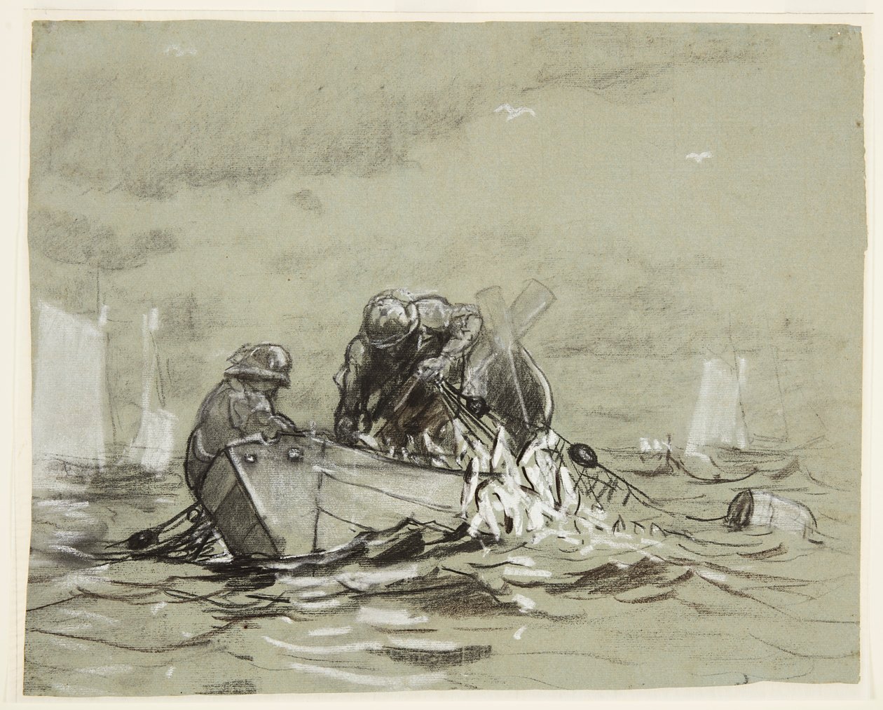 Studie na "The Herring Net" od Winslow Homer