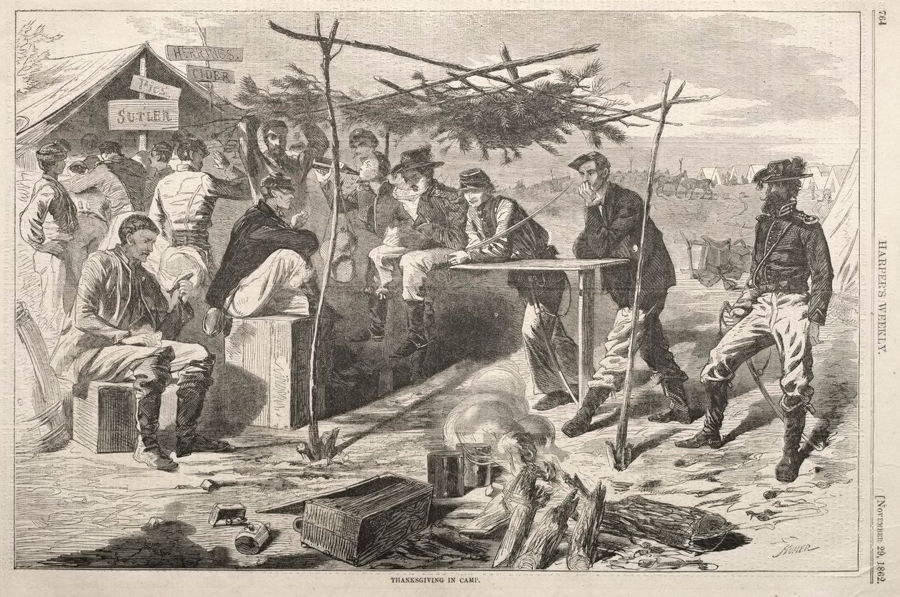 Den díkůvzdání v Táboře, 1862. od Winslow Homer