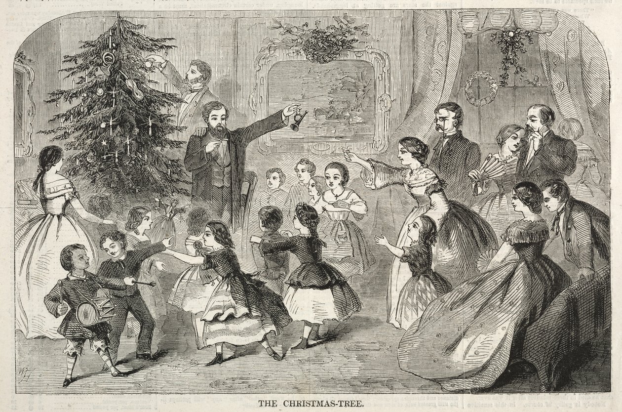 Vánoční strom, 1858. od Winslow Homer