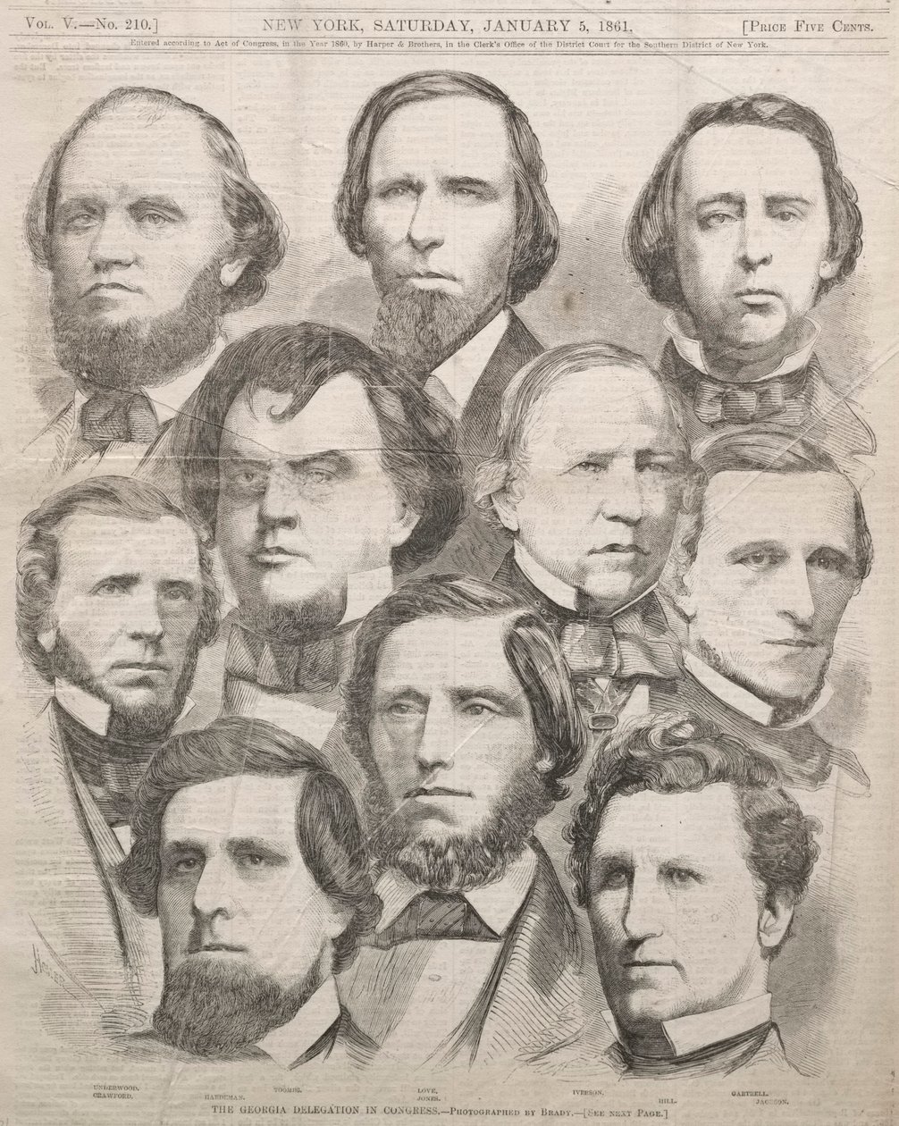 Delegace státu Georgia v Kongresu od Winslow Homer