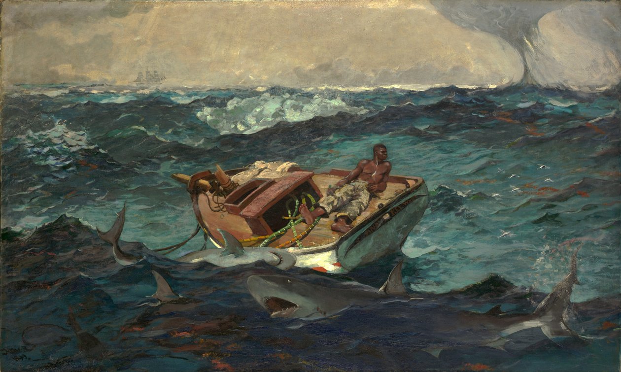 Golfský proud, 1899 od Winslow Homer