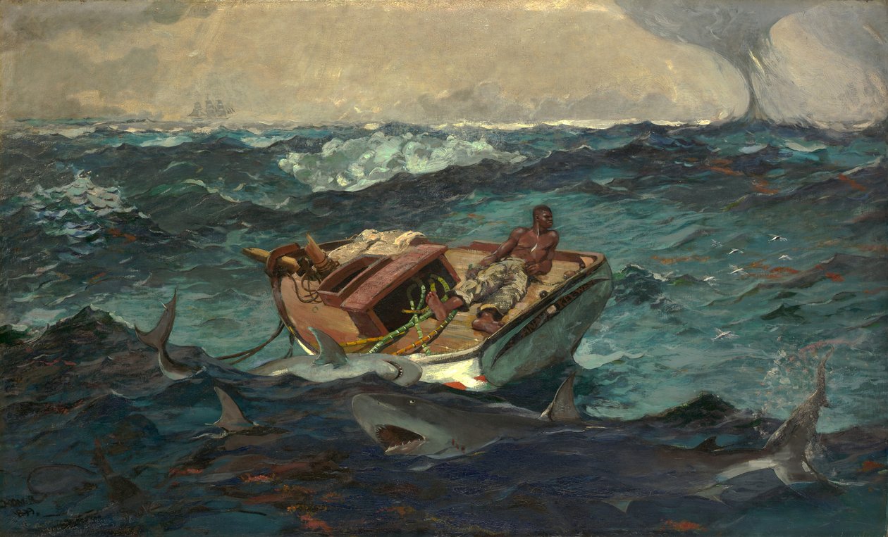 Golfský proud, 1899. od Winslow Homer