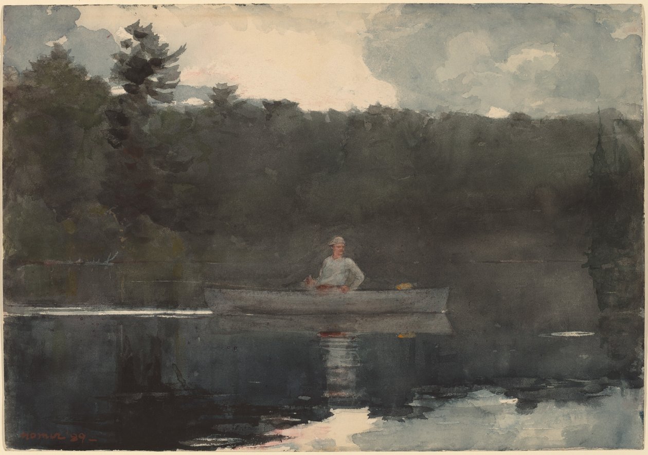 Osamělý rybář, 1889. od Winslow Homer