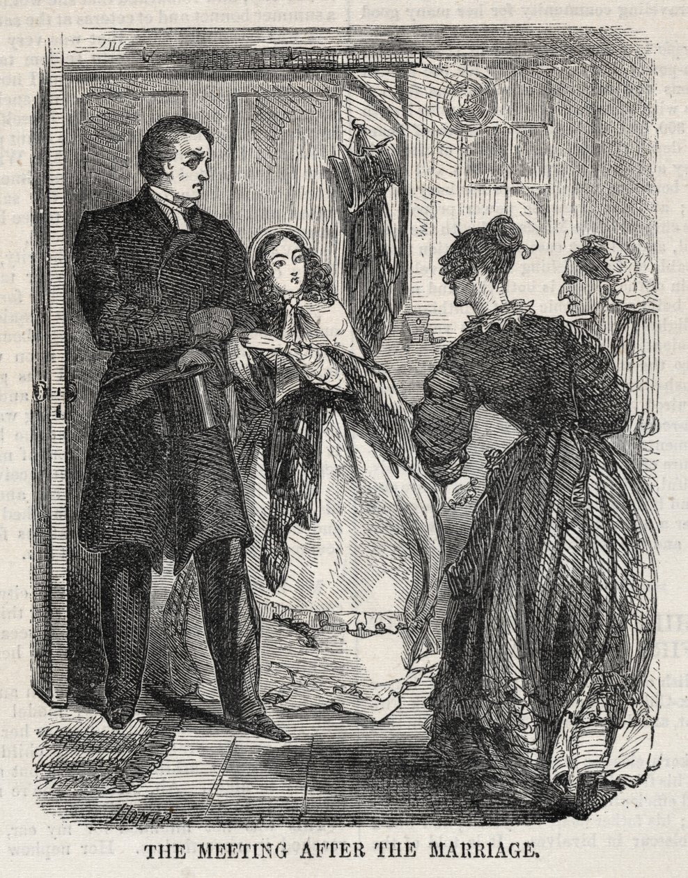 Setkání po svatbě, 1860. od Winslow Homer