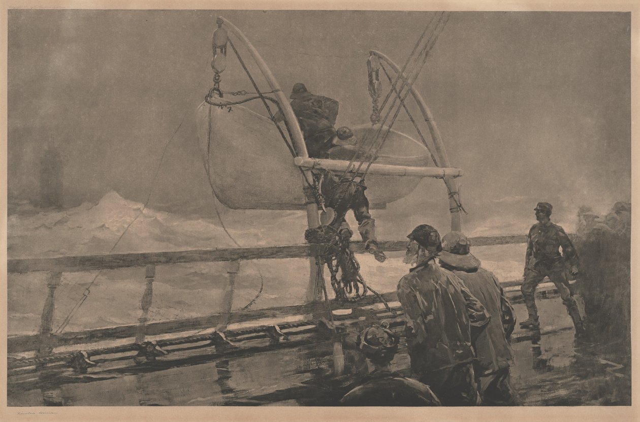 The Signal of Distress, 1891. od Winslow Homer