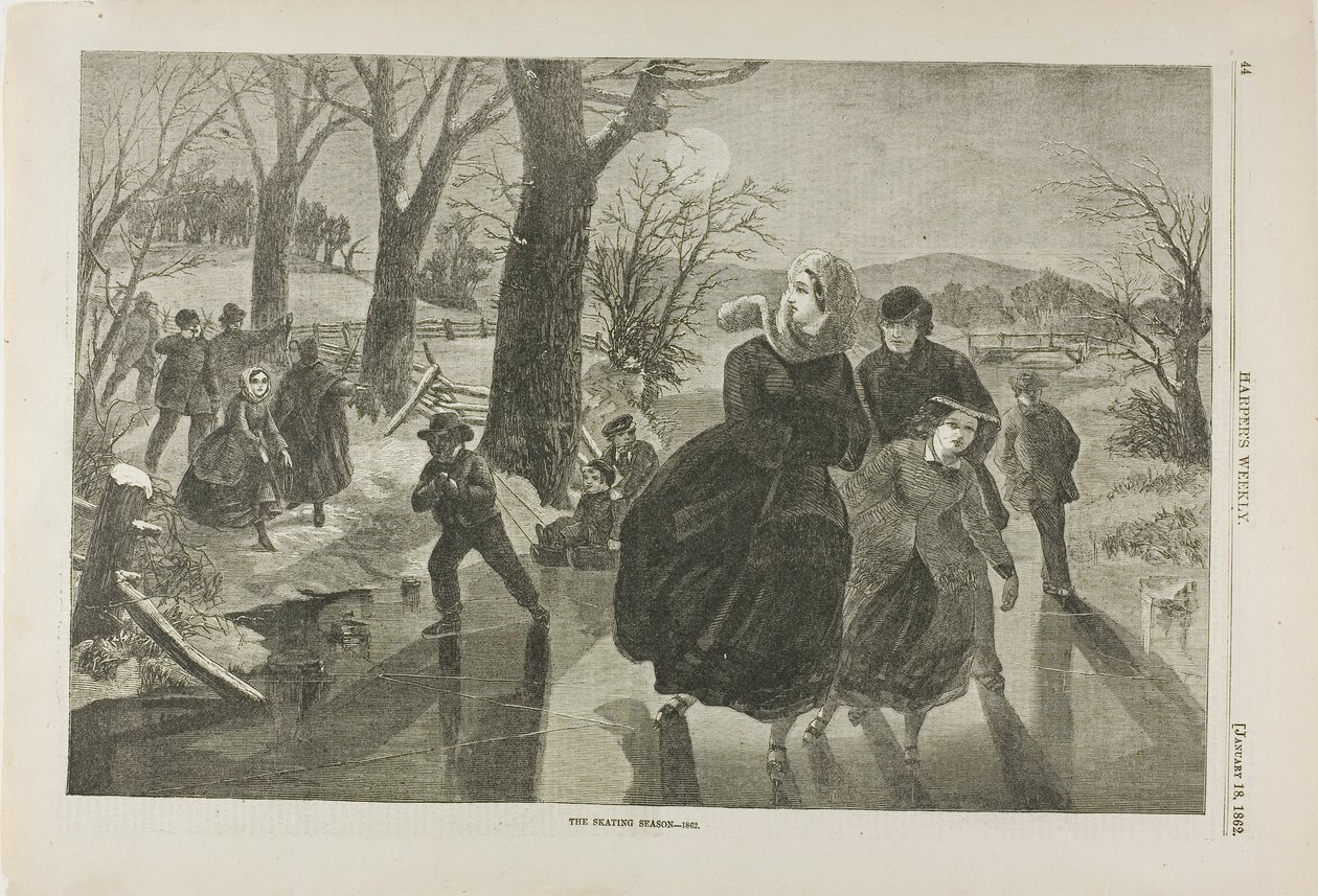 Bruslařská sezóna od Winslow Homer