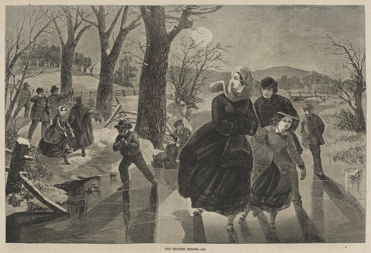 Bruslařská sezóna od Winslow Homer