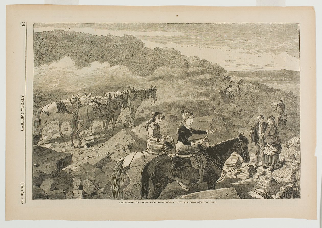 Vrchol Mount Washington od Winslow Homer