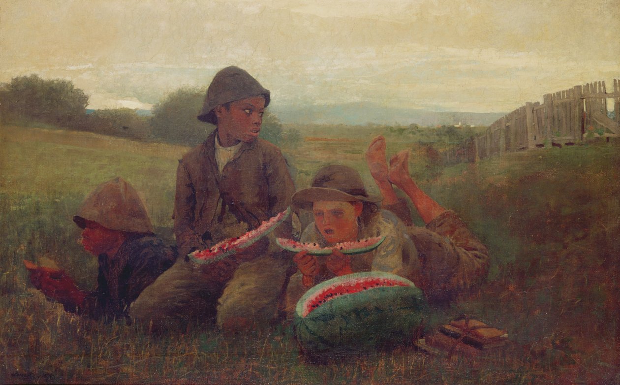 The Watermelon Boys, 1876 od Winslow Homer