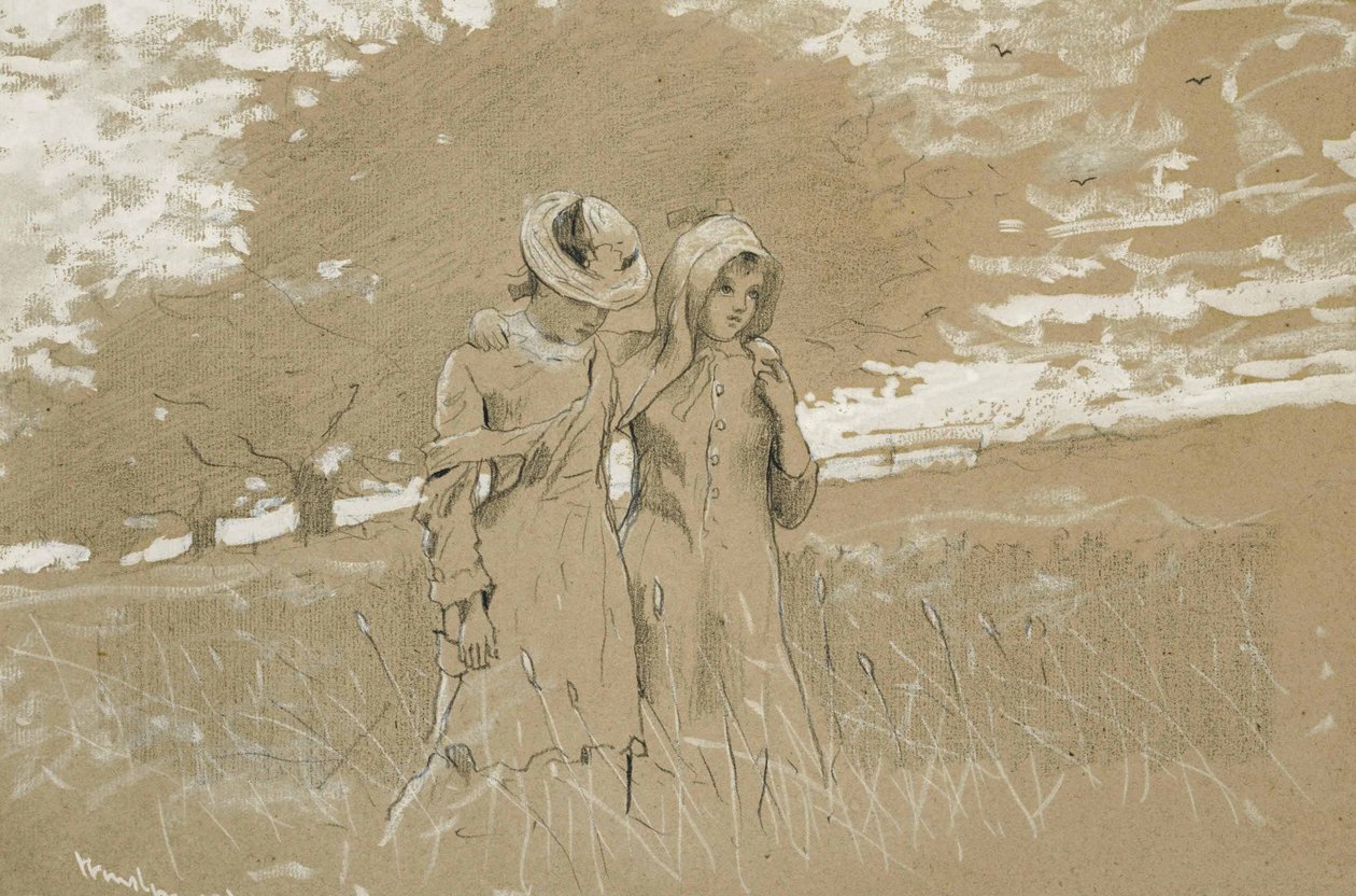 Přes pole od Winslow Homer