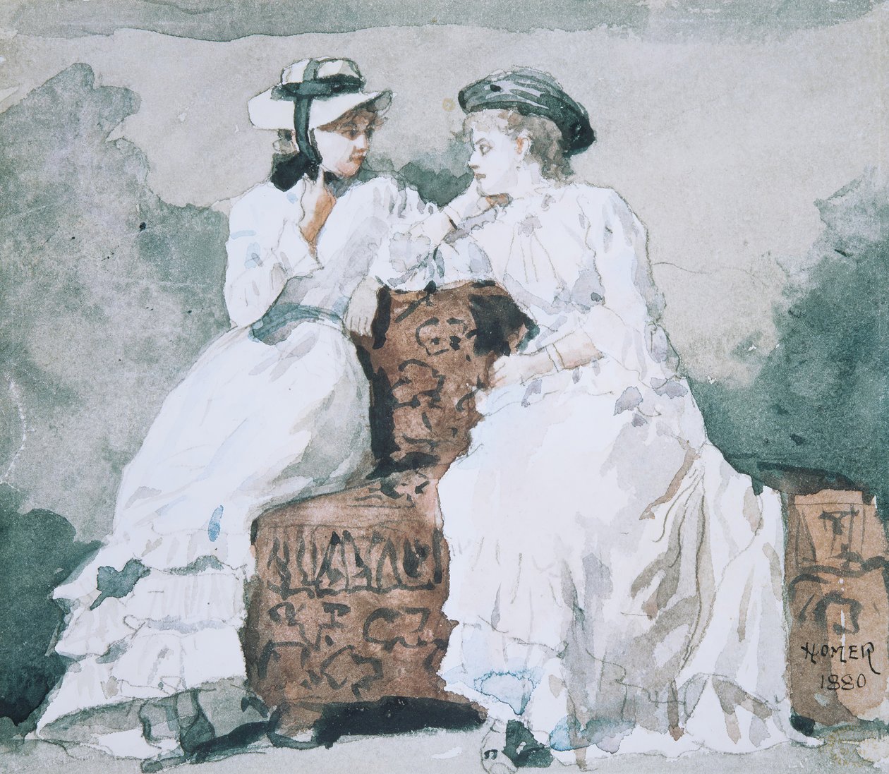 Dvě dámy, 1880. od Winslow Homer